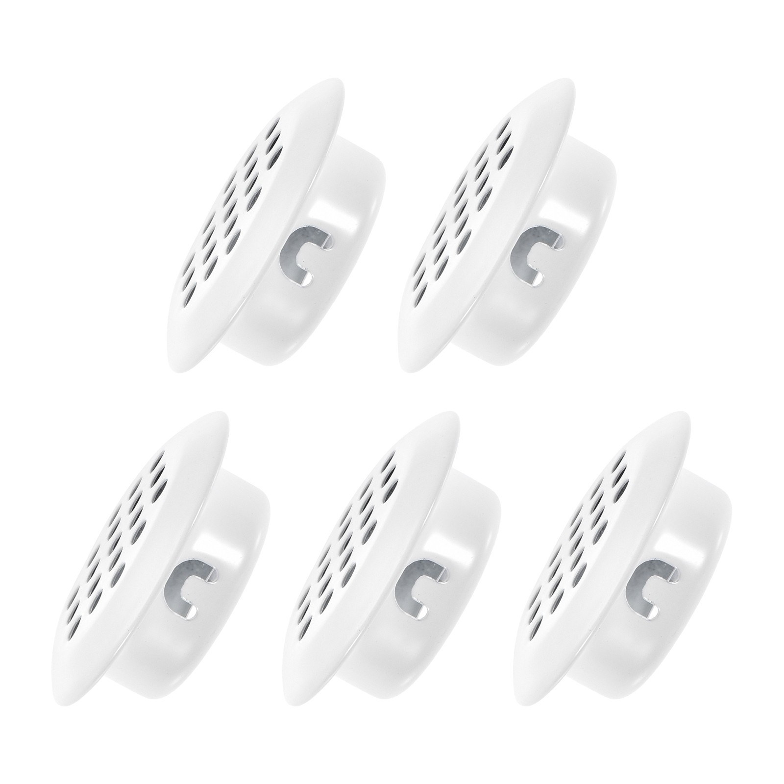 Round Air Vents(Fit 25mm/0.98" Dia.) 5Pcs, Stainless Steel Circle Soffit Airflow