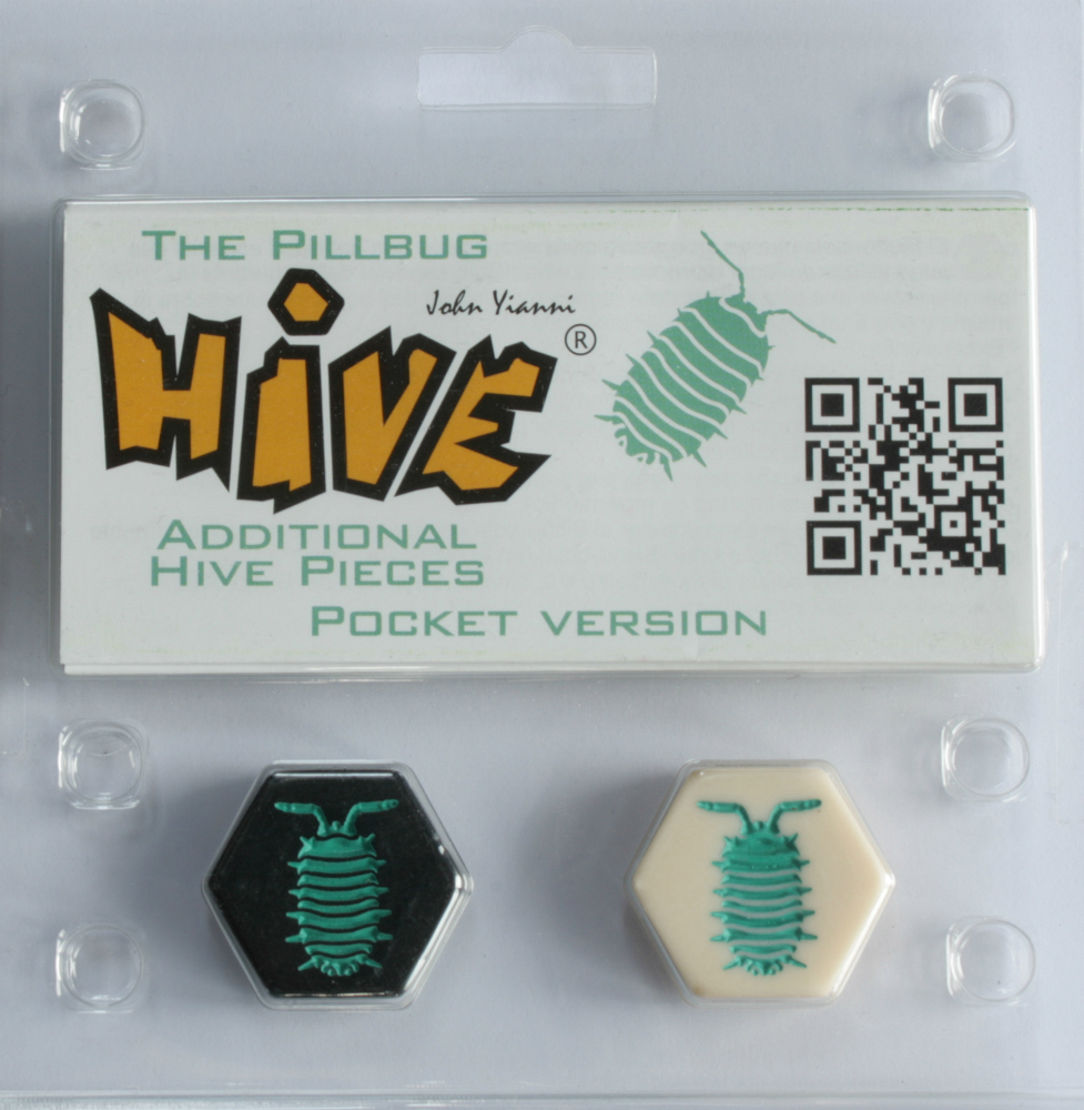 Hive Pocket The Pillbug Expansion SMALL Size Adds 2 Pieces Gen 42 Tile Game