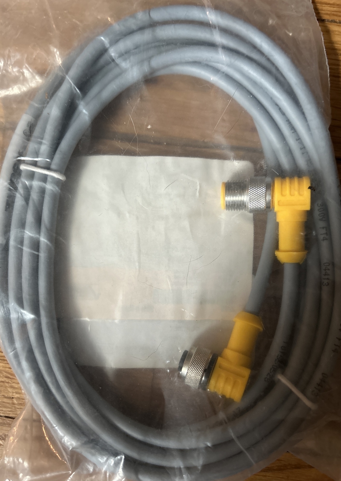 TURCK WK 4T-3-WS 4T Actuator and Sensor Cable, Extension Cable, U2210-50. E2