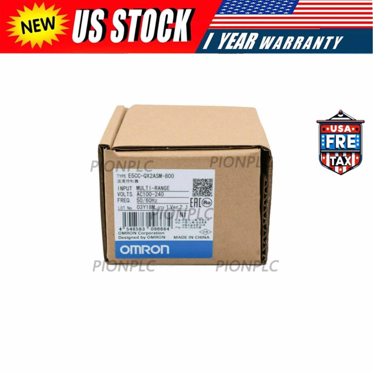 New in box Omron E5CC-QX2ASM-800 Temperature Controller 100-240VAC E5CCQX2ASM800