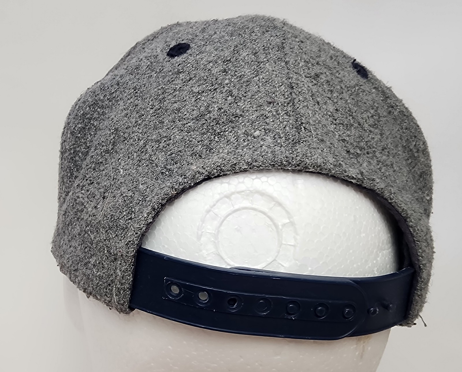 CCM South Carolina Stingrays Wool Blend Snapback Hat Grey Navy Blue Autographed
