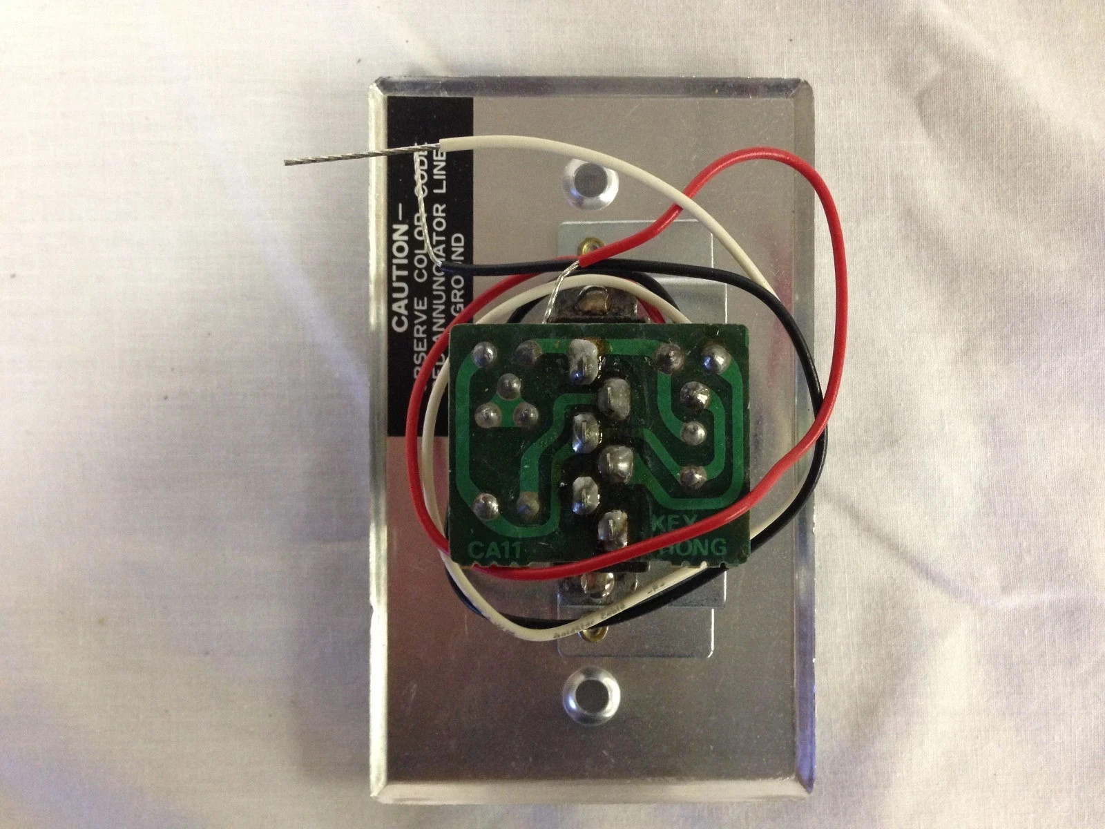 Bogen CA-11 Press To Call - Privacy 3 Position Intercom Switch