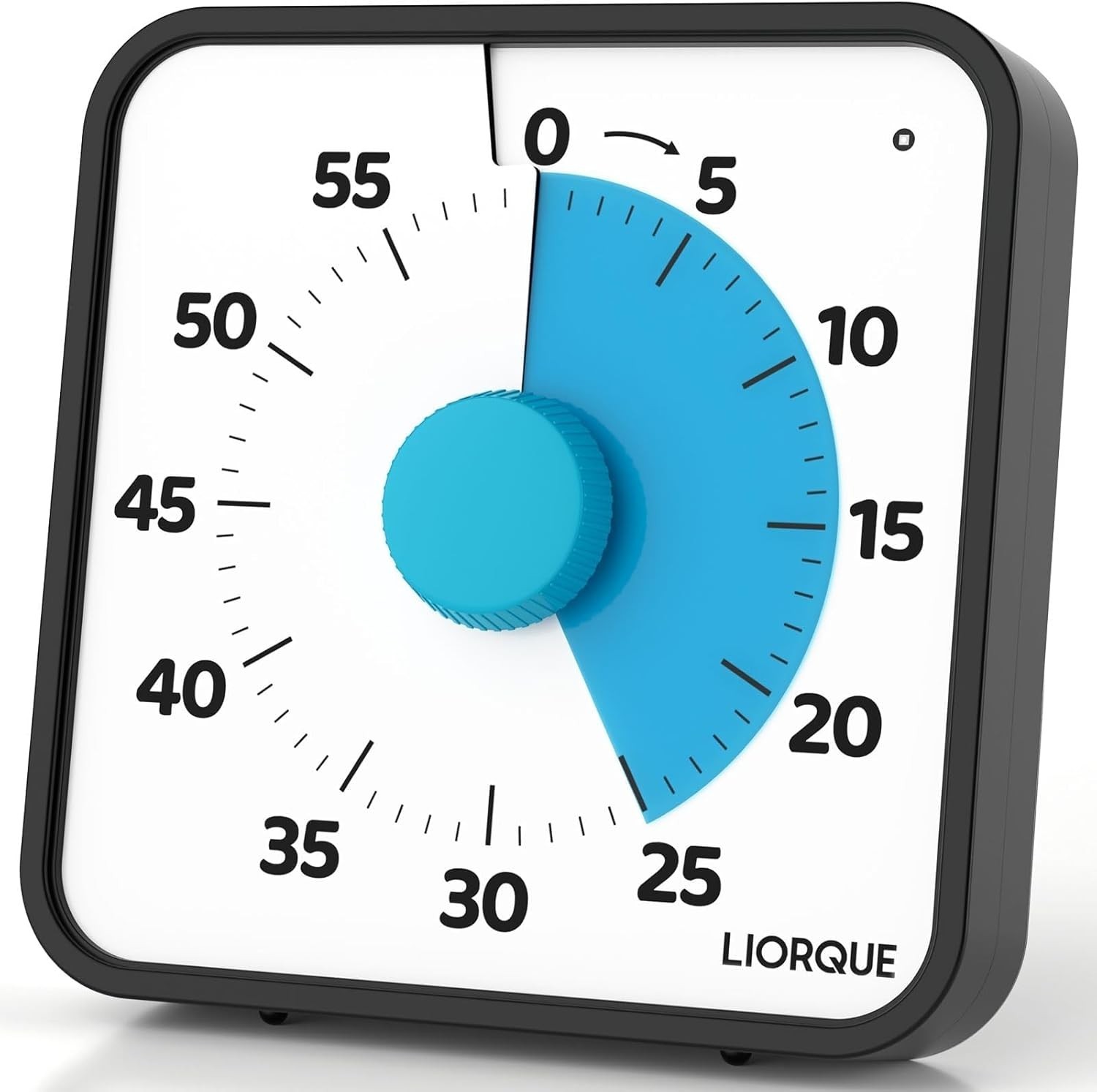 60 Minute Visual Timer for Kids and Adults, Non-Ticking 7.5 Inch Large Visual...