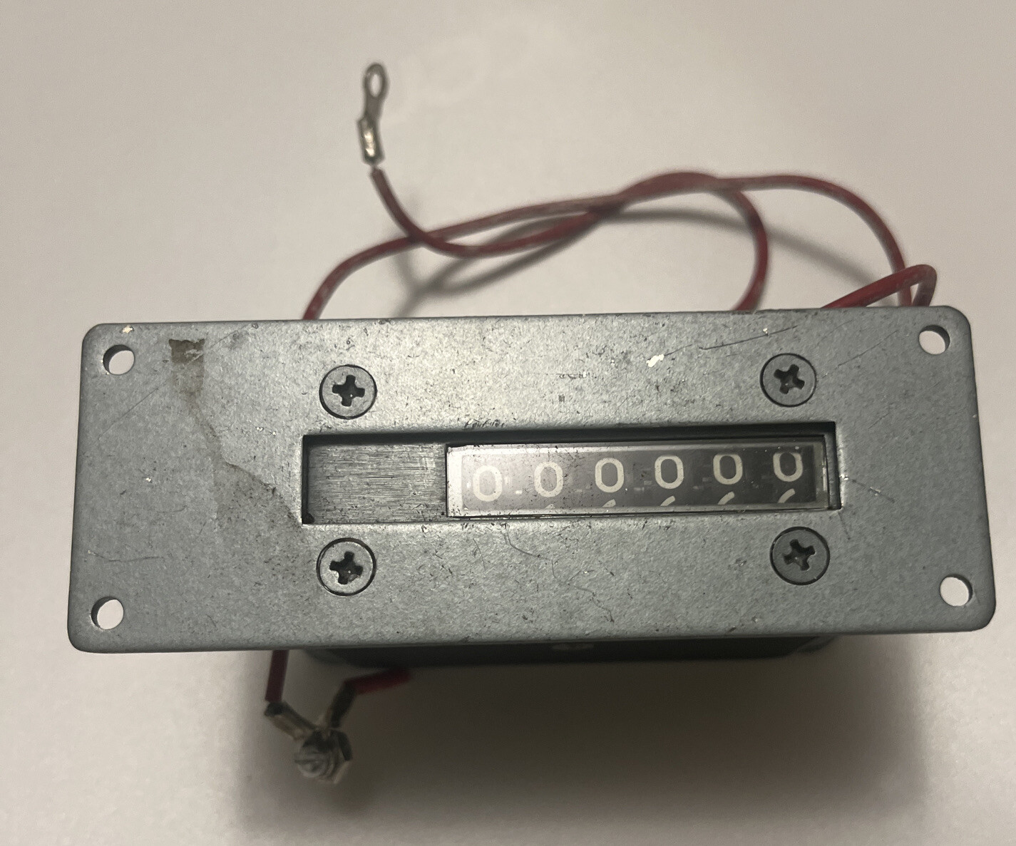 Vintage Durant 6-Y-1-3-RMF-PM 6 Digit Counter Hours Meter, Used