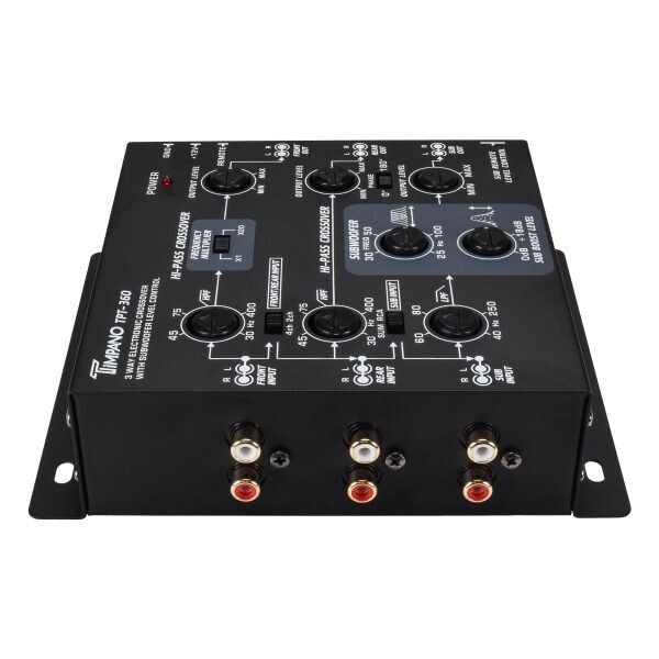 Timpano TPT-360 3-way Electronic Crossover with Remote Subwoofer Control