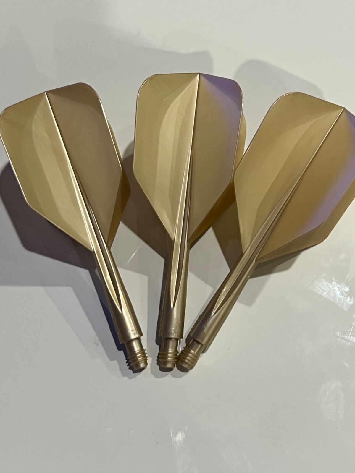 CONDOR CHAMPAGNE METALLIC AXE LONG 33.5MM FLIGHT SMALL SHAPE SHIPS FREE