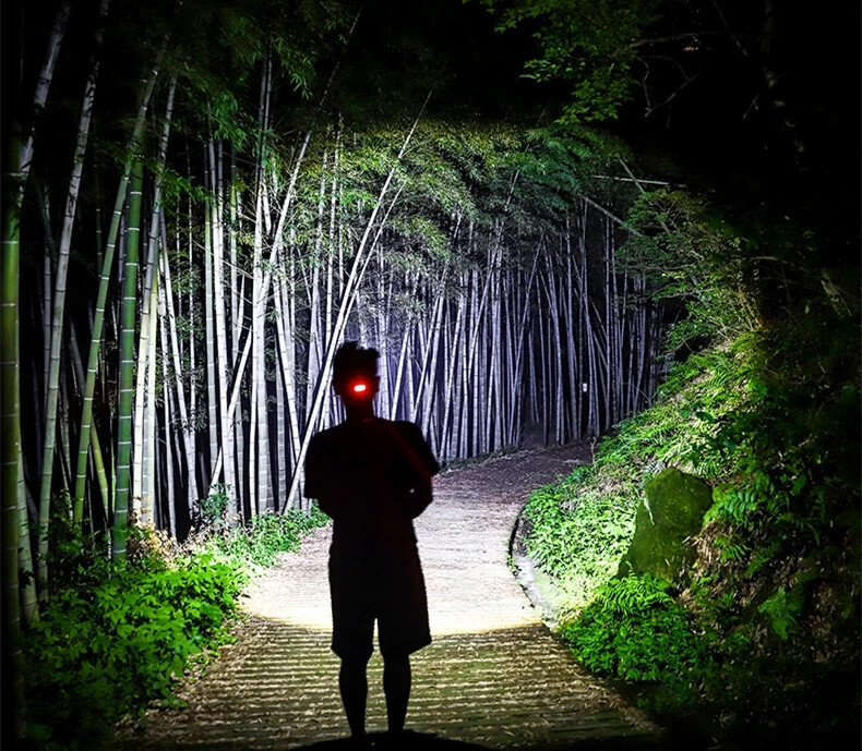 200000LM LED Headlamp P100 Headlight Head Flashlight Camping Fishing Light
