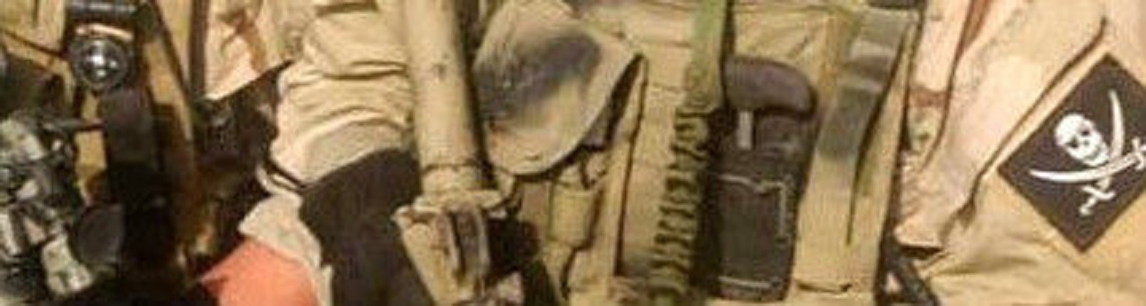 KANDAHA WHACKER USMC FORCE RECOND SP OPS OPERATOR SSI: 3-Wise Trunk Monkey X 2