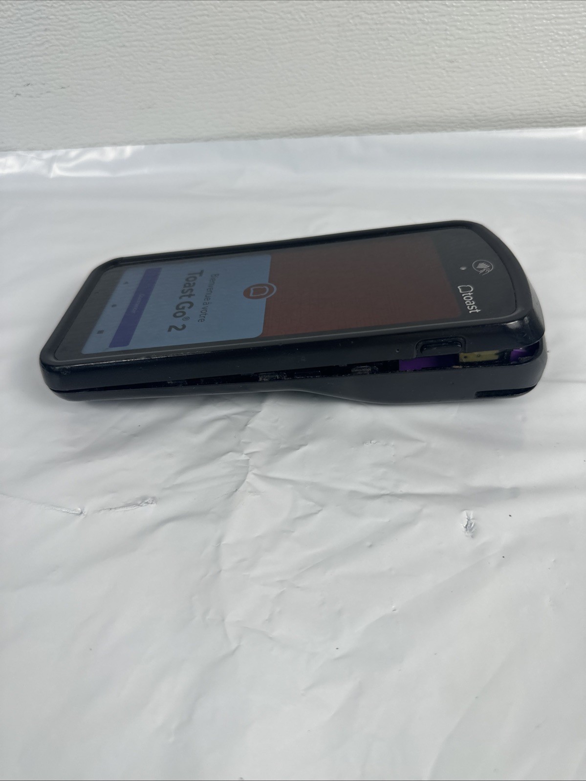 Toast Go 2 TG200 Handheld POS - Tested Working - Charging Cable - Case Damage