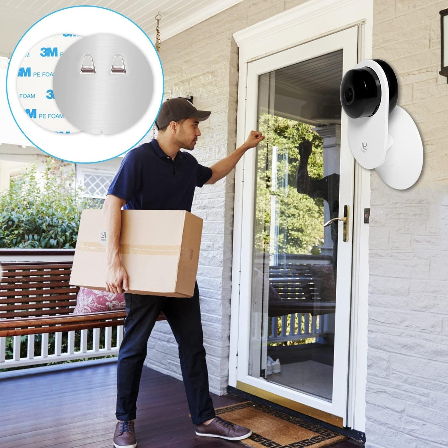 Sturdy & Simple 4-Pack Wall Mount for Yi Home Security Cameras – Hassle-Free!