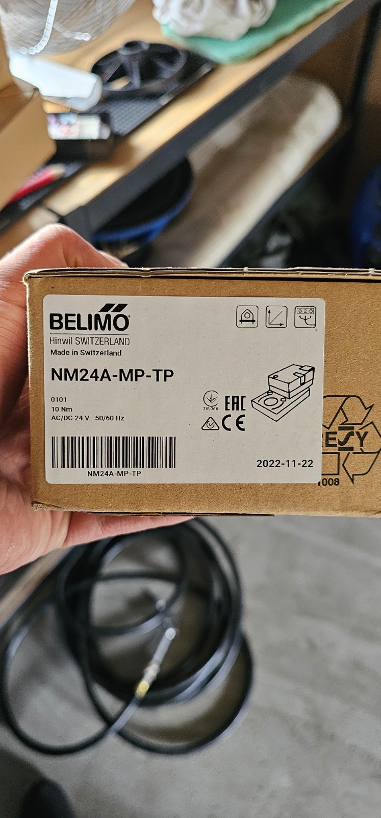 Belimo NM24A MP TP 24v Actuator Motor, Actuator Heating/Ventilation