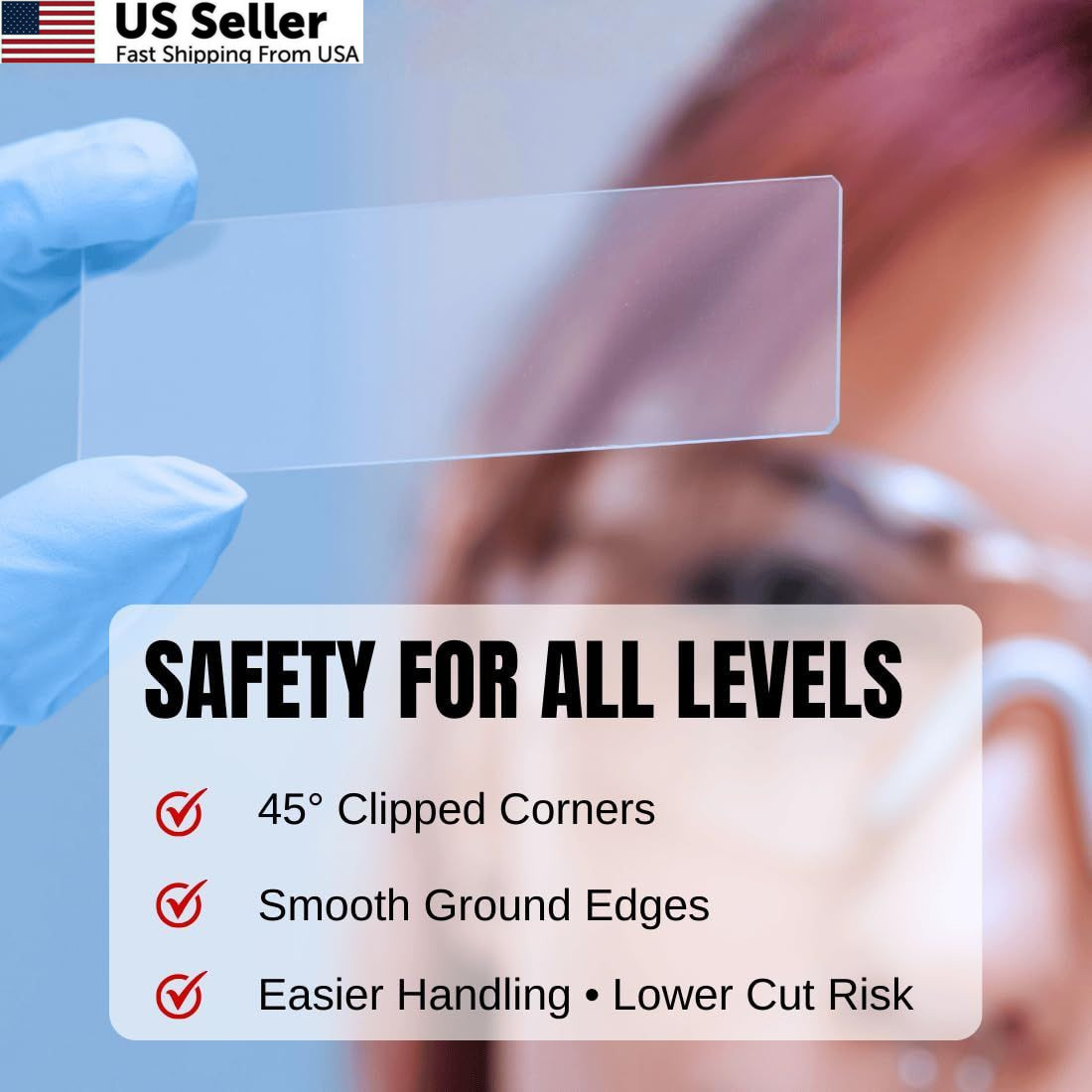ZEEGOO Microscope Slides and Covers, 50 + 100 Coverslips