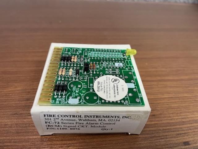 FCI Gamewell BCM-6A Circuit module 1100-0076; NOS. New in box