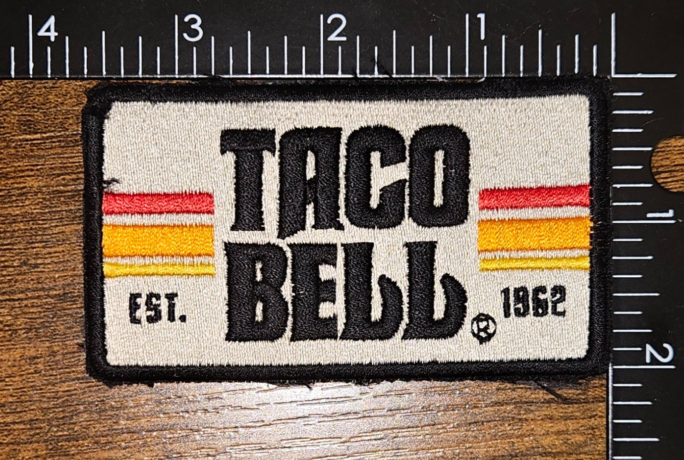 Taco Bell Restaurant Vintage Logo Hat Patch
