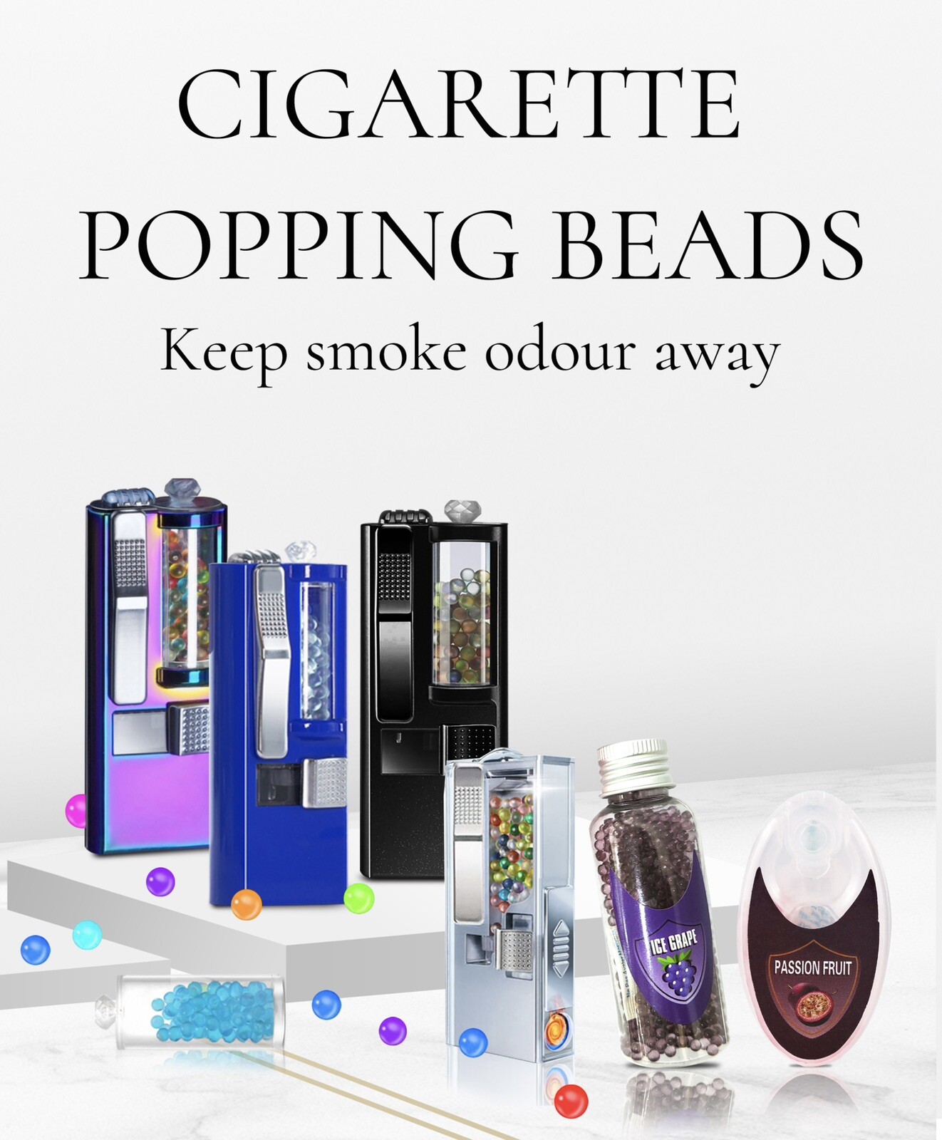 incredible Smoking Experience with Our Cigarette Bead Pusher, Flavors pushing