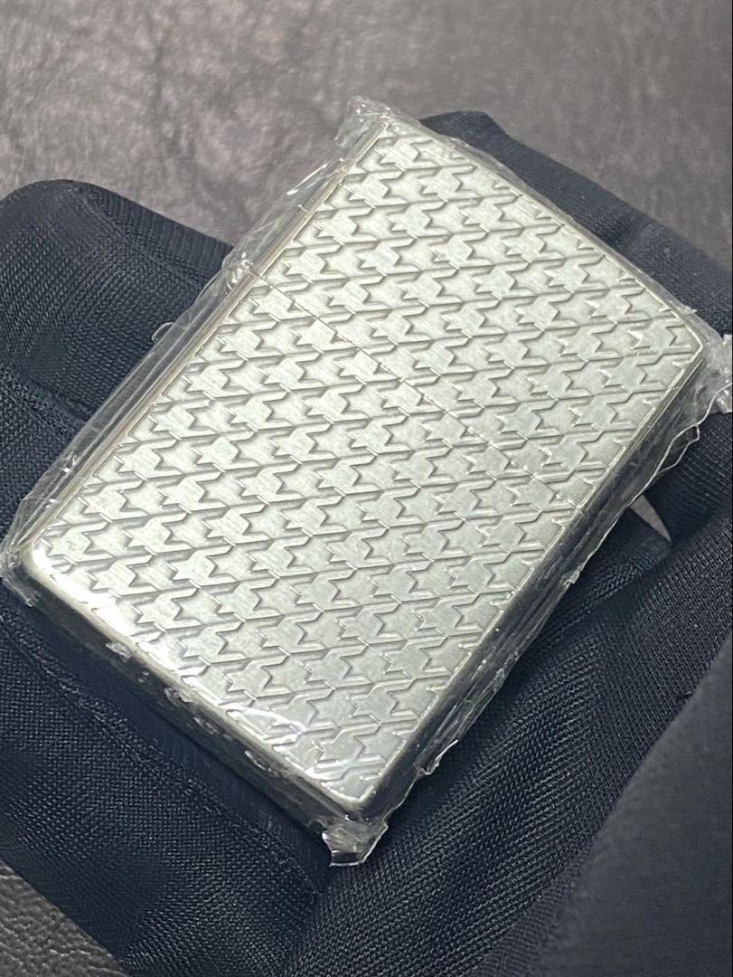 Zippo Nicole Silver Etching Double Sided Processing Lighter Regular Japan