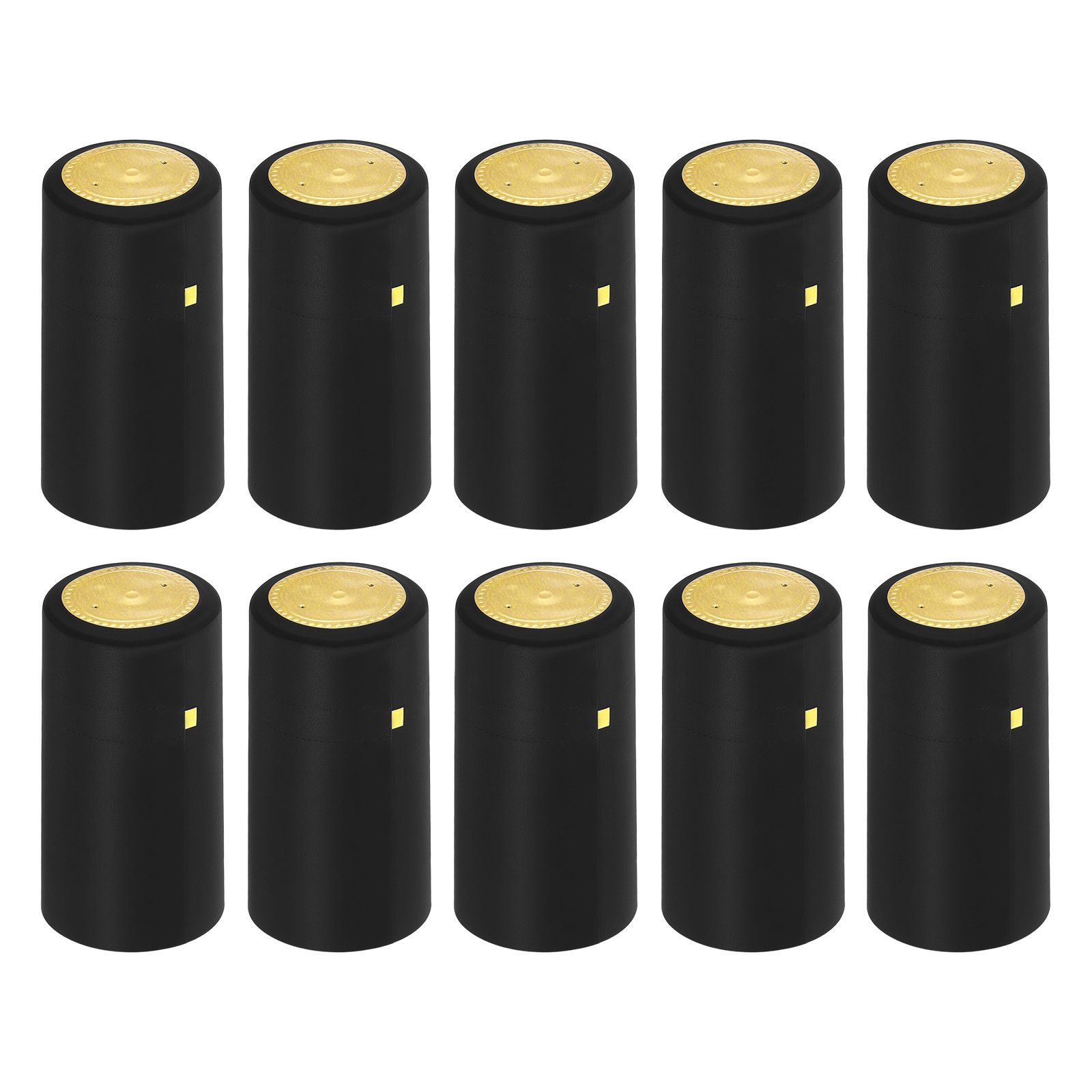 100Pcs PVC Heat Shrink with Tear Tab Wine Shrink Cap 30x60mm