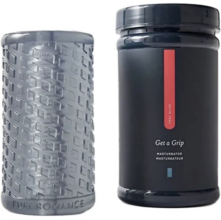 Pure Romance~ Get A Grip Men's Pleasure Sleeve~Reversible New/sealed