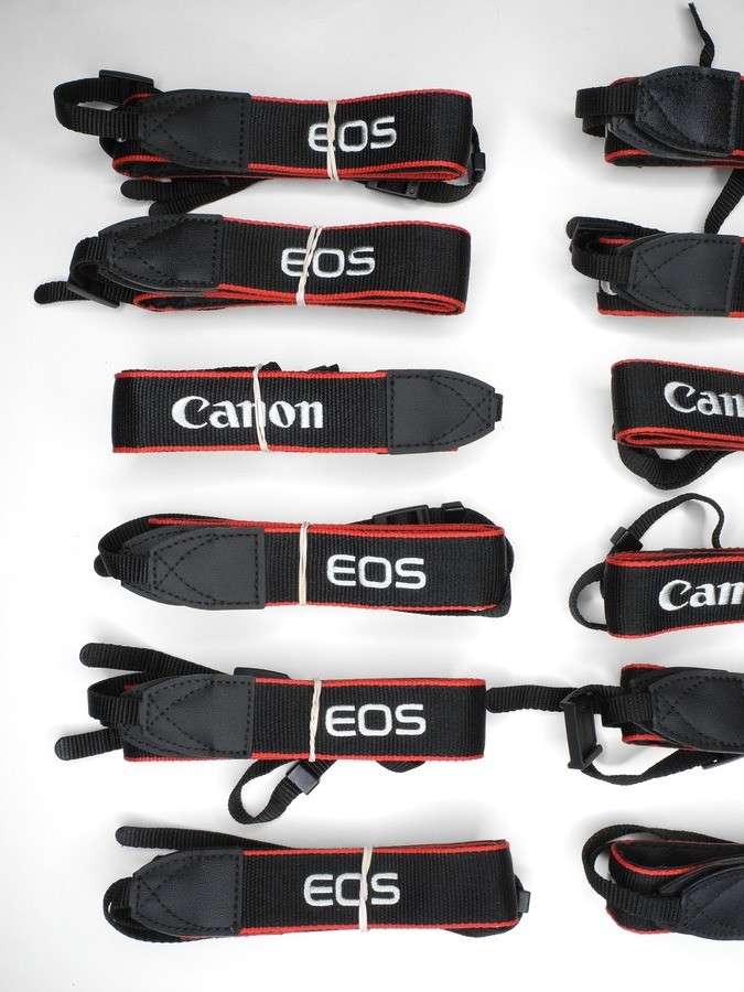 Lot Of 12x Canon EOS EW-400D Genuine 1 3/16" Camera Neck Straps