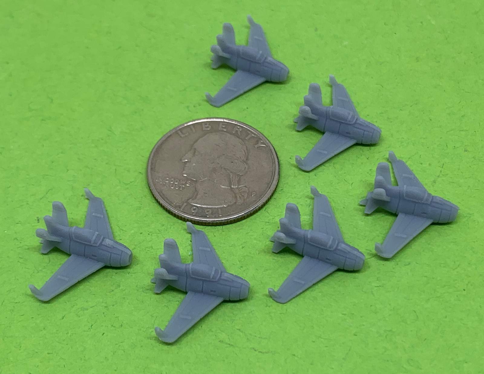 XF-85 Goblin Parasite Fighters (6-Pack) - 1/285 Miniatures