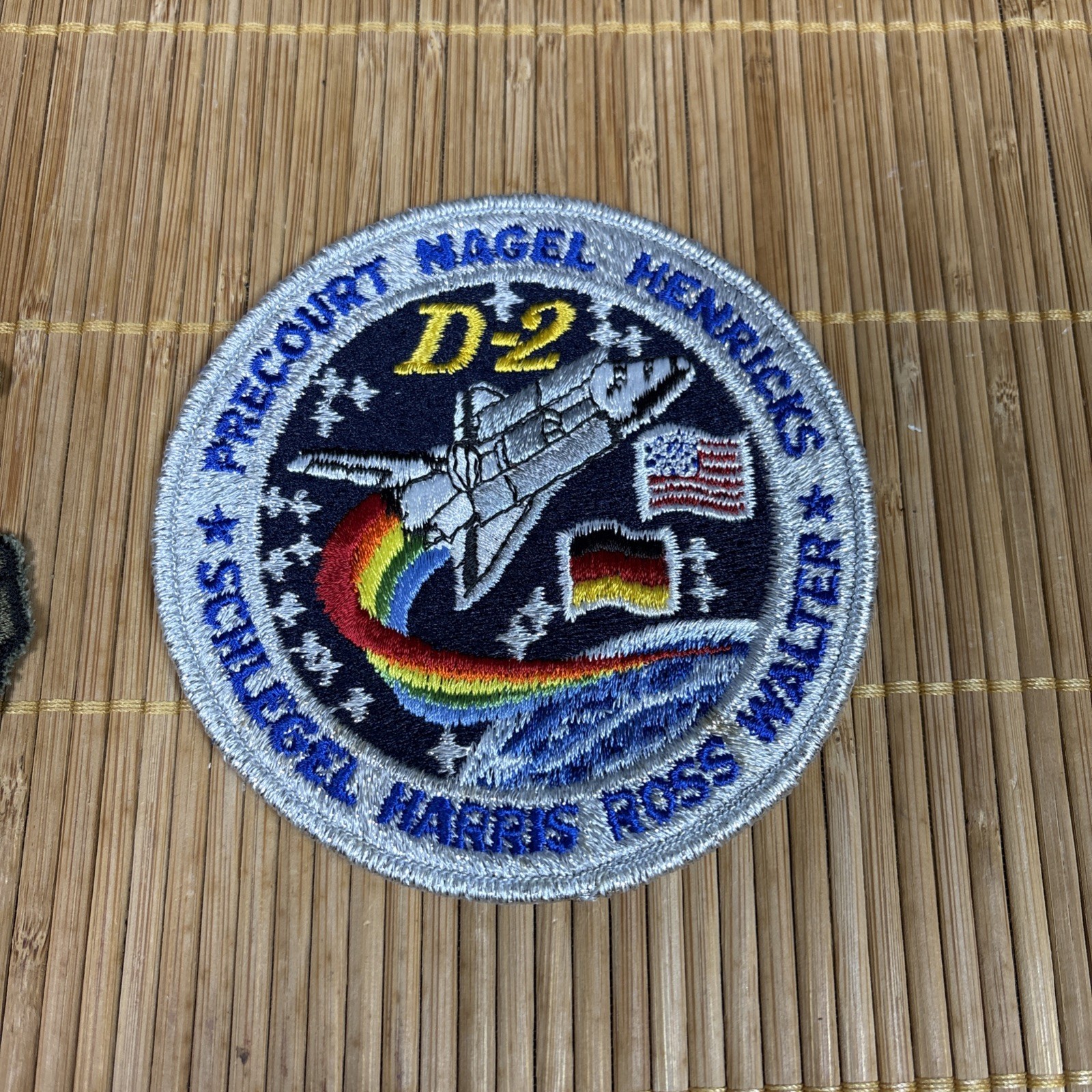 1993 NASA Space Shuttle Mission STS-55 Astronaut Patch~Space Command 1995 Patch