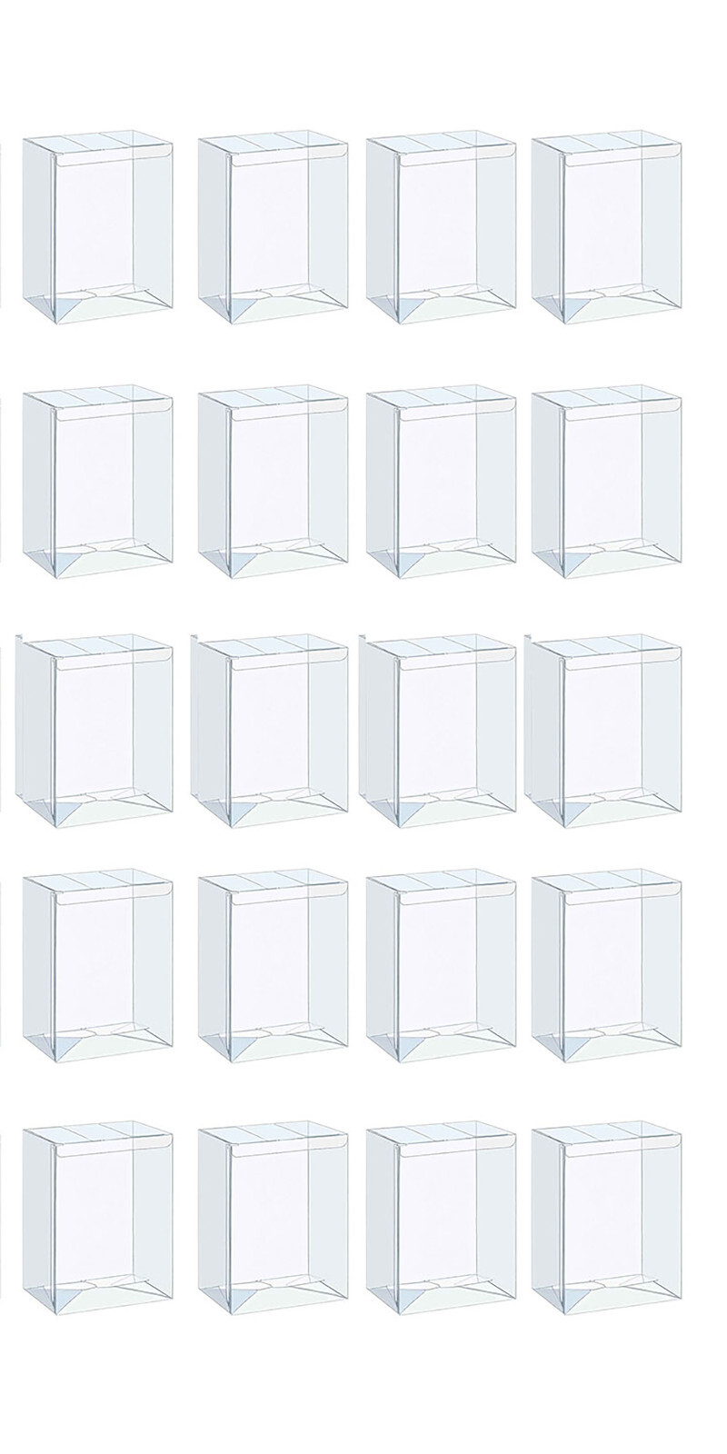 Funko Pop Case Protector Display 20 Pack for 4 Inch Funko Pop Vinyl Figures Box