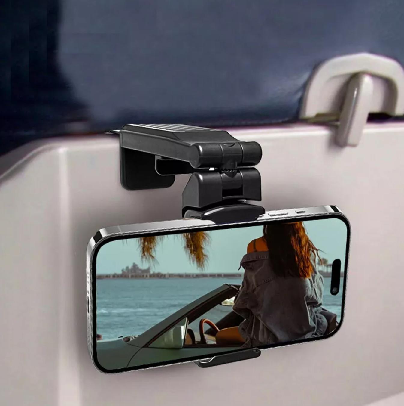 Airplane Phone Holder 360° Rotation Travel Essentials for Plane Flying US