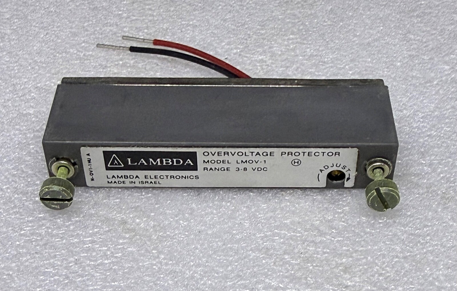 Lambda LMOV-1 Overvoltage Protector for Power Supplies 3-8 VDC