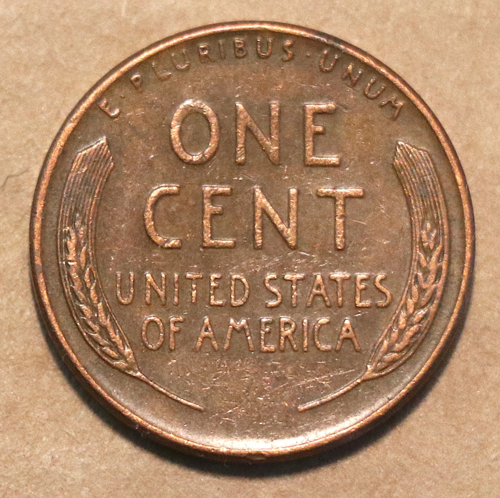 1957 Lincoln Wheat Cent VF Brown