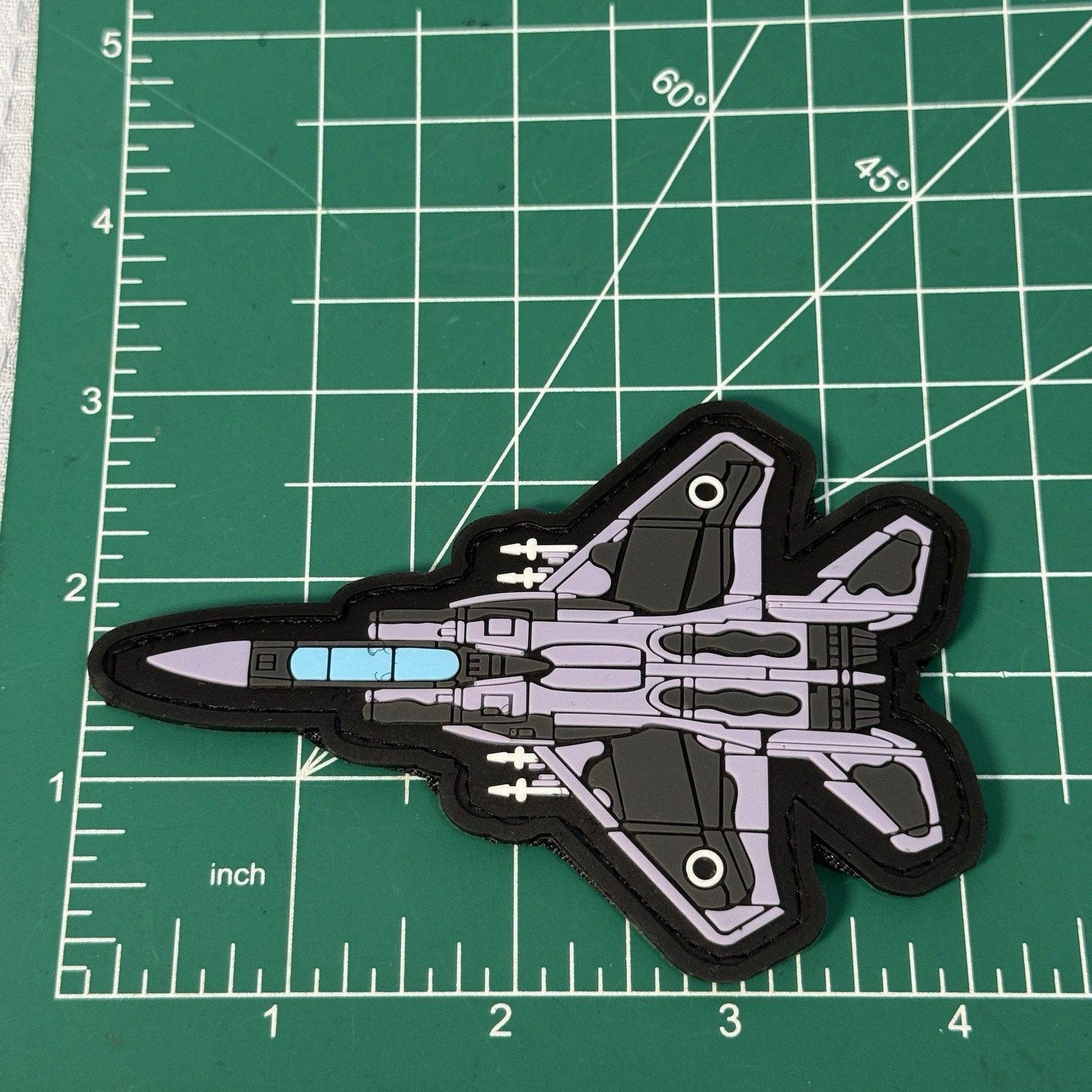 American F-15 Strike Eagle Fighter Jet PVC Hook Loop Tactical Morale Patch
