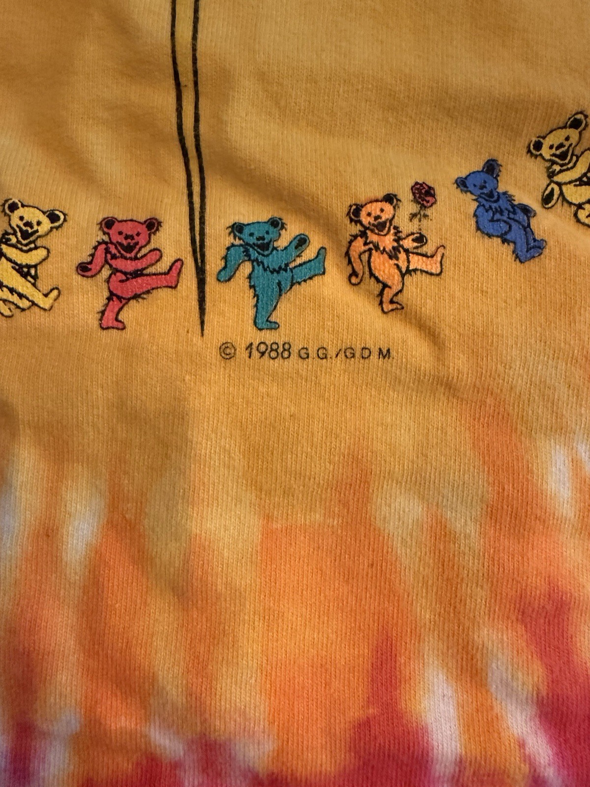 1988 Vntg Grateful Dead “Everyone’s dancin in ring Sun” XL T-Shirt