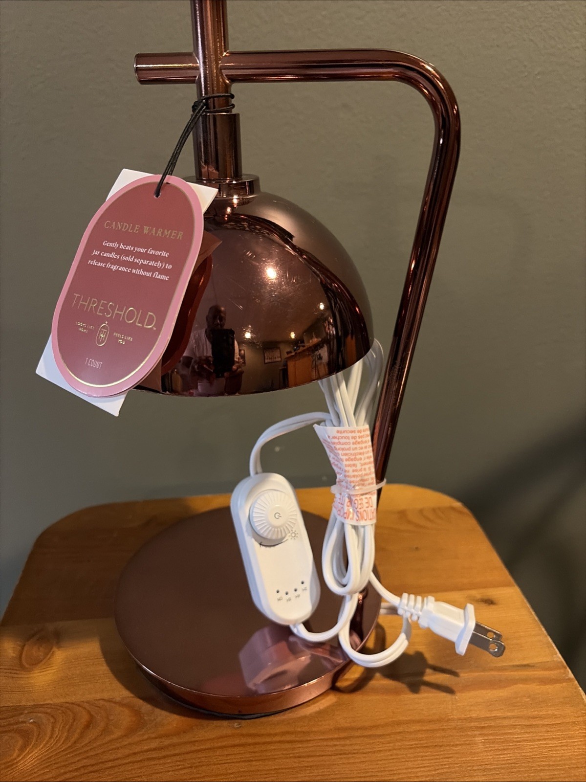 Threshold Rose gold Candle Warmer