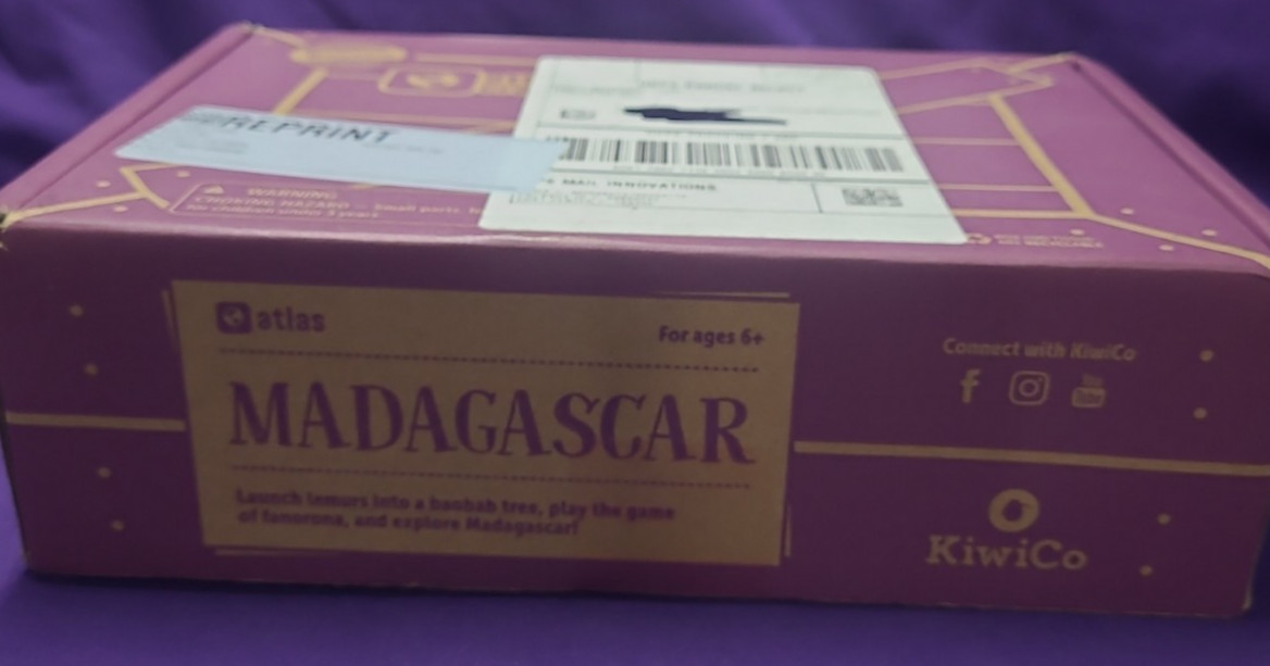 Kiwi Co ATLAS Crate MADAGASCAR NEW IN BOX Ages 6+ LEARN & PLAY EDUCATIONAL