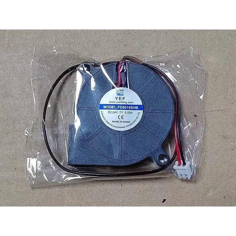 1PC  YEF FD5015SHB DC24V 0.09A 2-Pin Turbo Cooling Fan