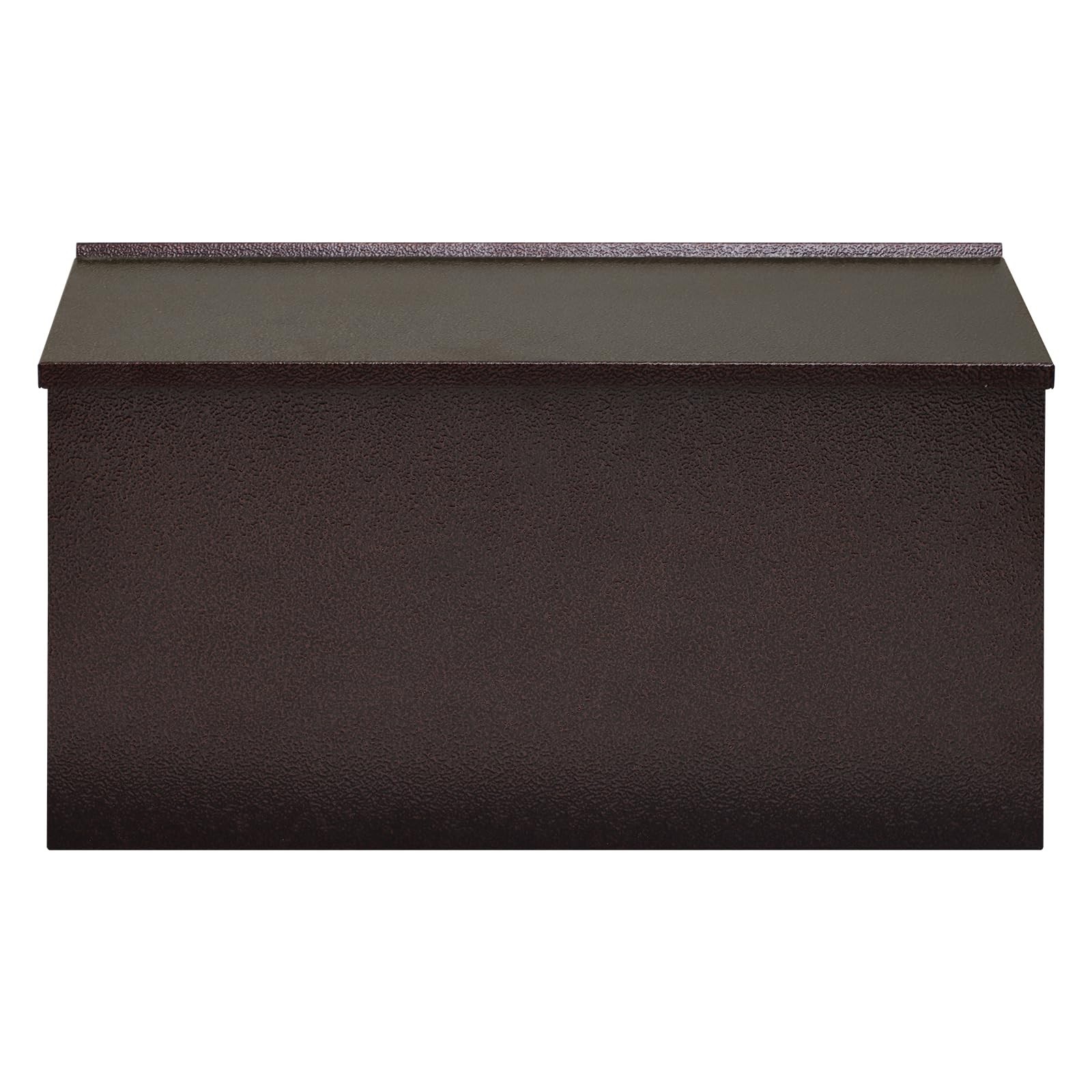 Wall Mount Mailbox Large Steel Rust Proof Outdoor Post Box Bronze