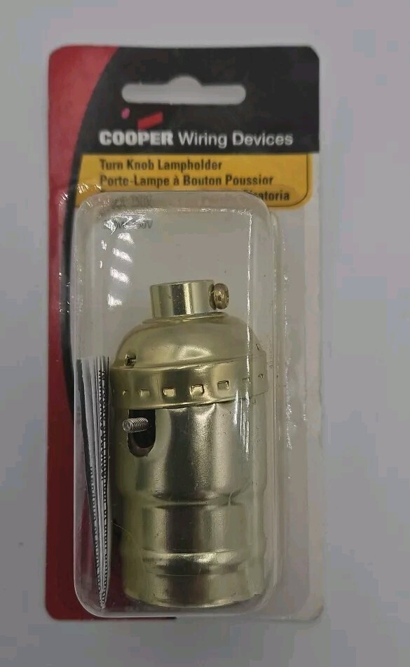 Cooper - BP917ABD - Turn Knob Lampholder - Medium Base - Lot of 4