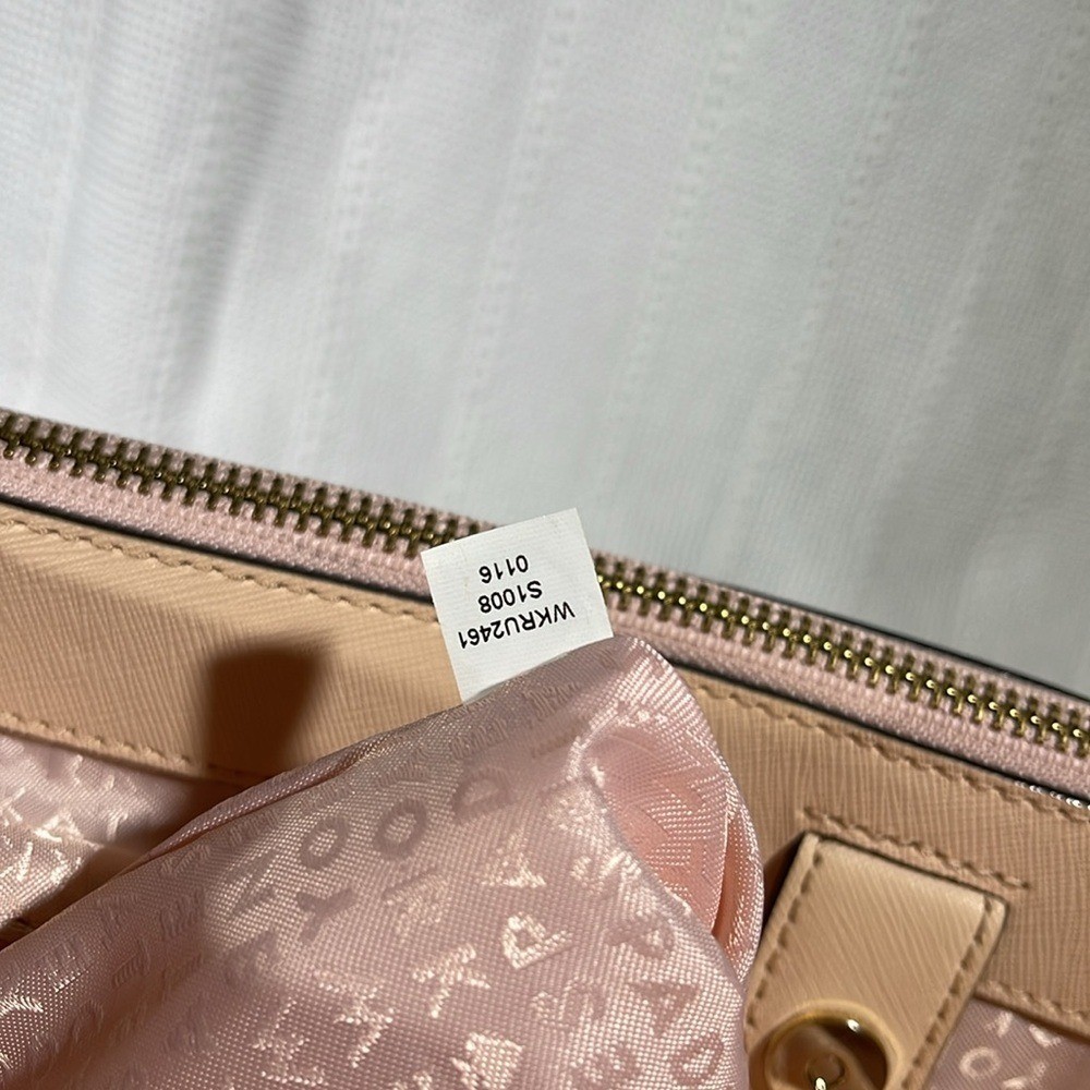 Kate Spade Blush Pink Commuter Handbag; no long strap.
