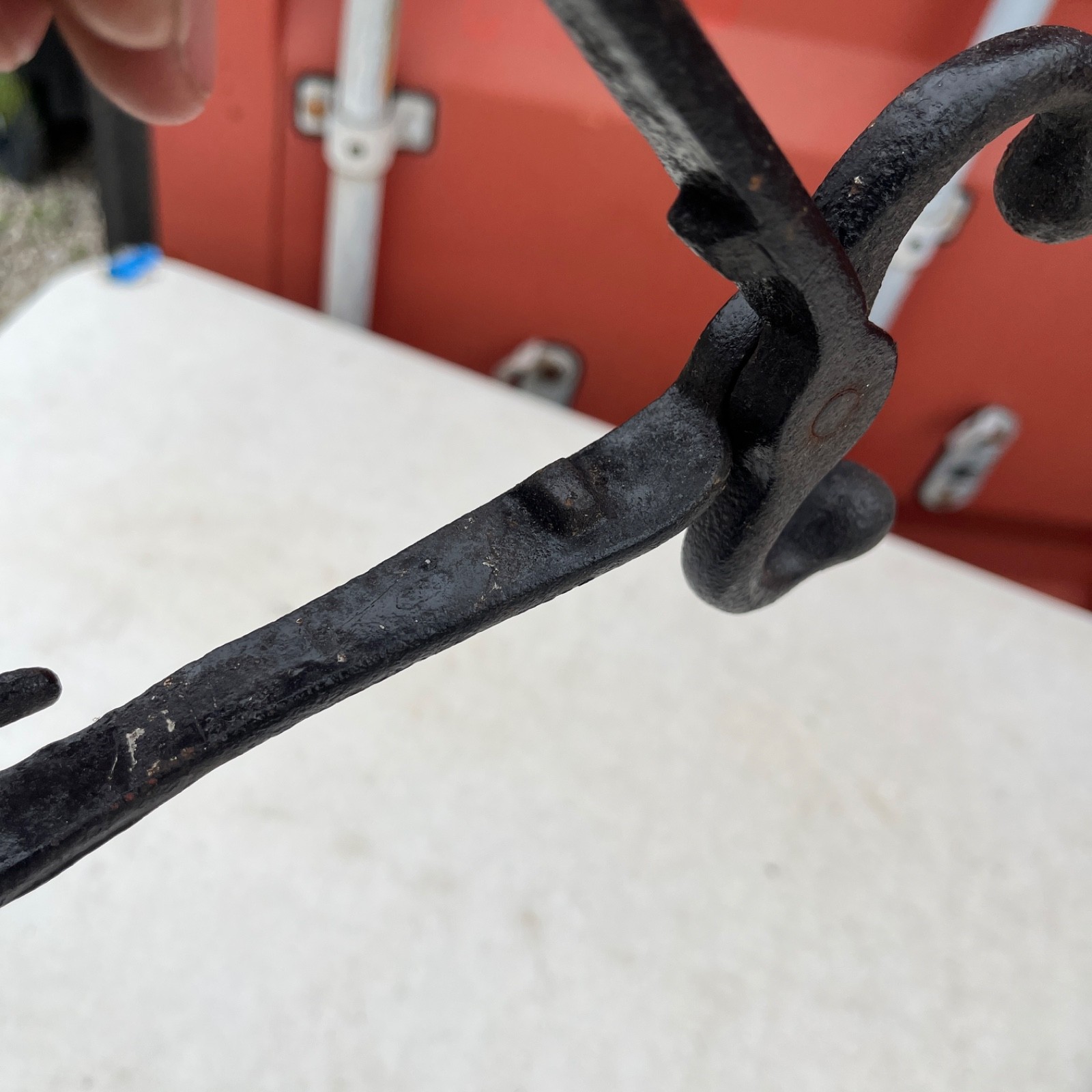 Primitive BULL NOSE PRONG Farm Tool Pliers Pullers