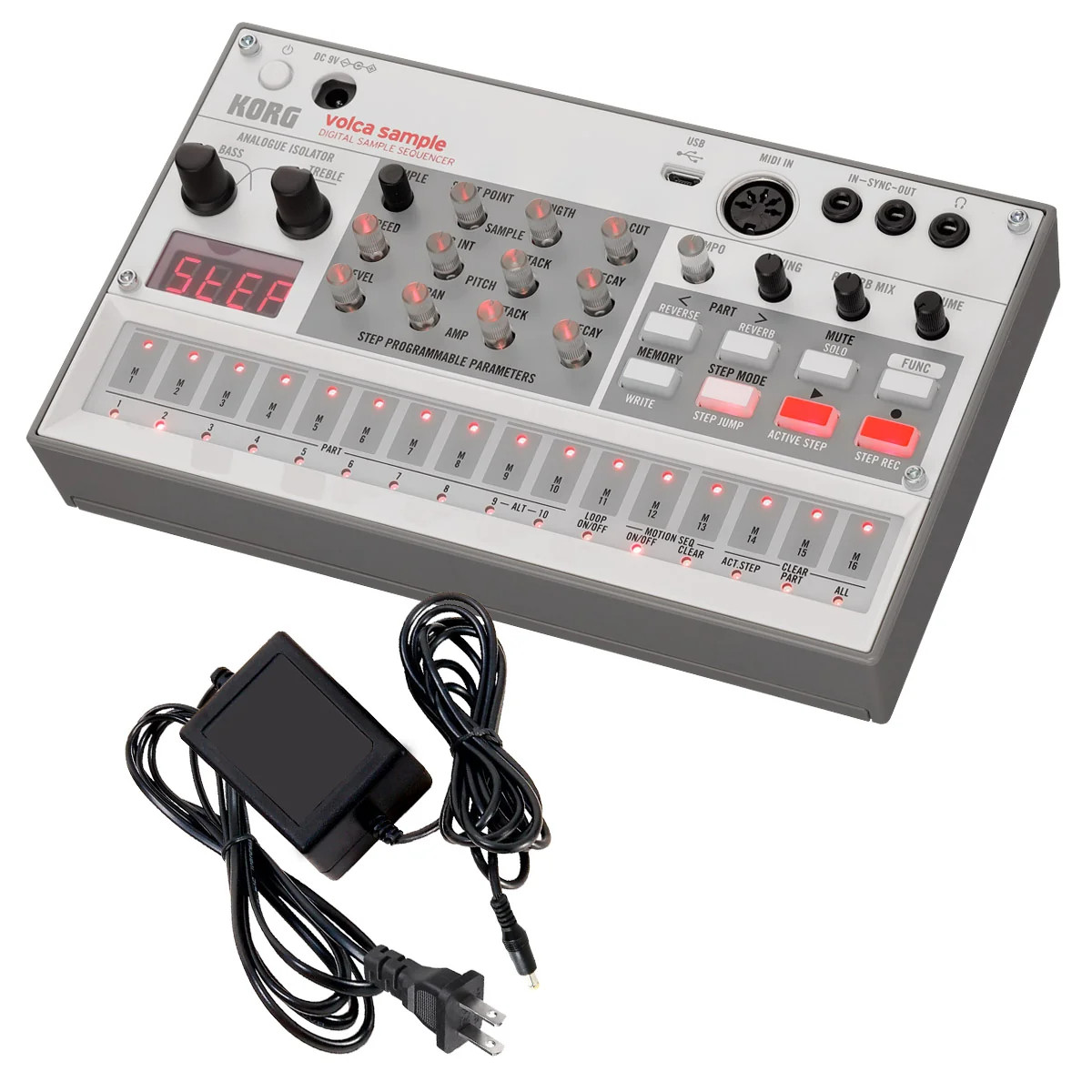 Korg Volca Sample 2 Digital Sample Sequencer POWER KIT