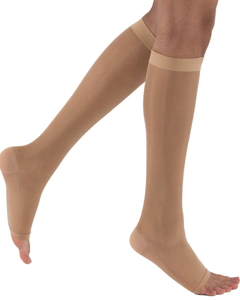 Activa Sheer Therapy Open Toe Knee High 15-20mmHg (Nude) Size A