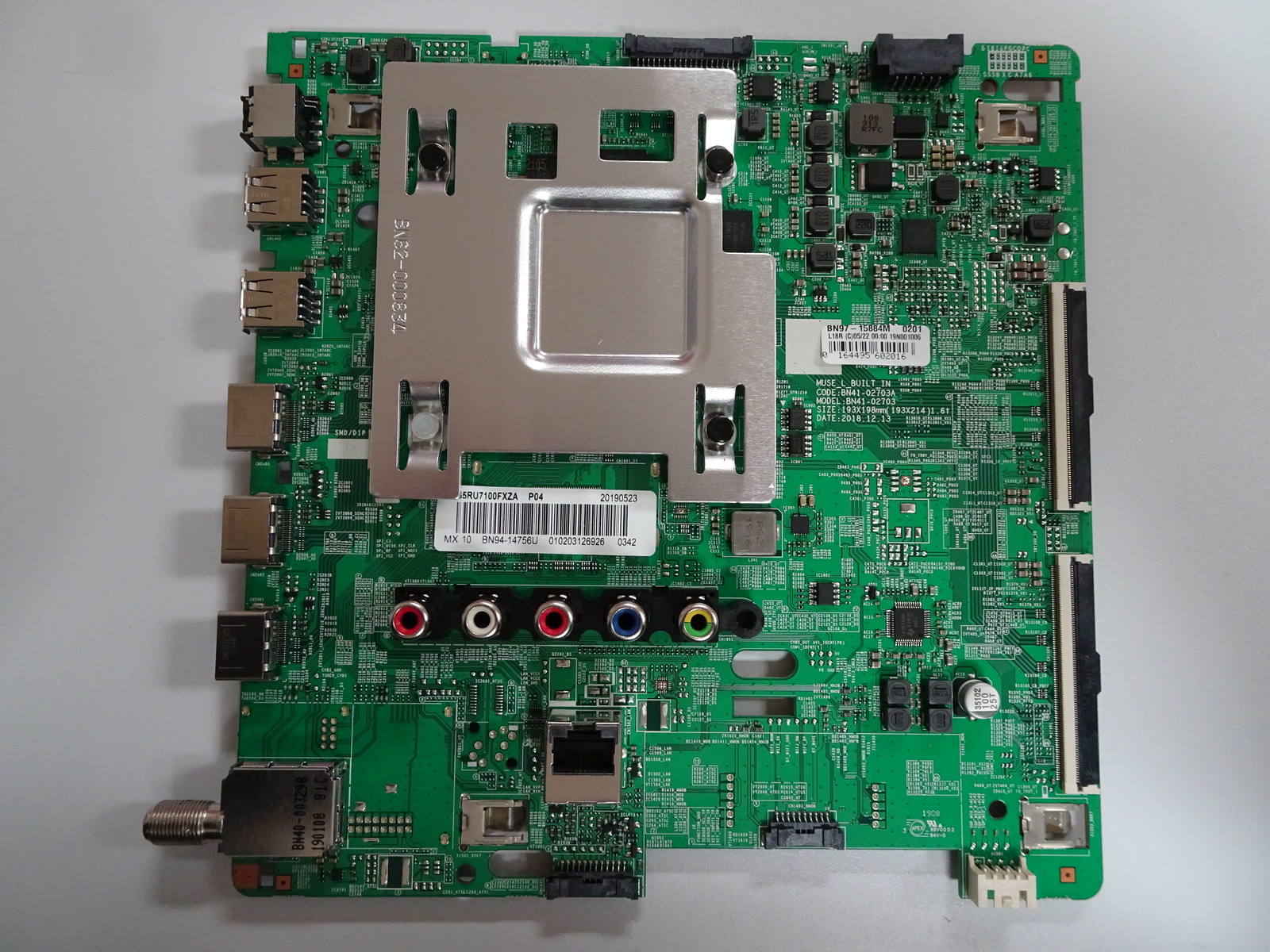 Samsung UN65RU7100FXZA Main Board (BN97-15884M) BN94-14756U