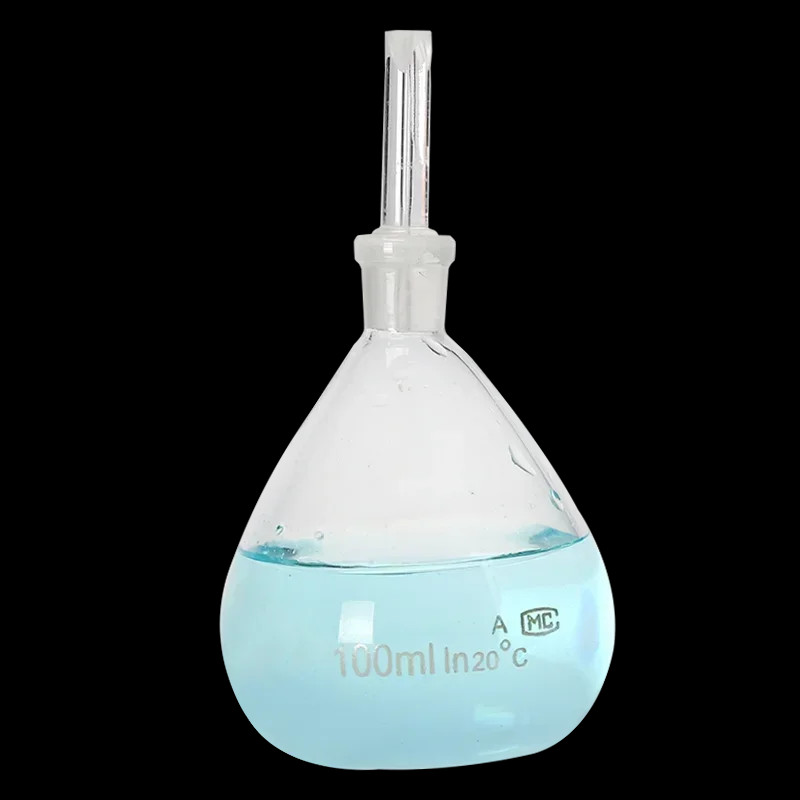 1pc 5/10/25/50/100ml Laboratory Glass Pycnometer Specific Gravity Bottle