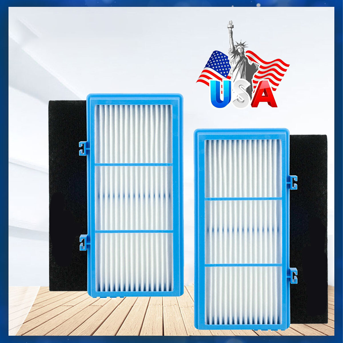 2pcs HEPA Filter For Holmes AER1 Total Air HAPF30AT Purifier HAP242-NUC