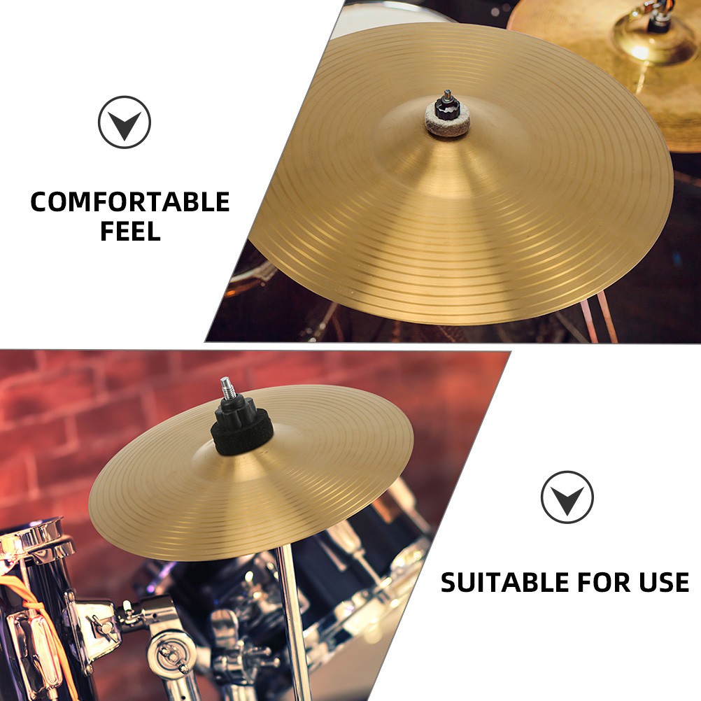 Jazz Drum Crash Cymbal Replacement Accessories Brass Symbols for Drums