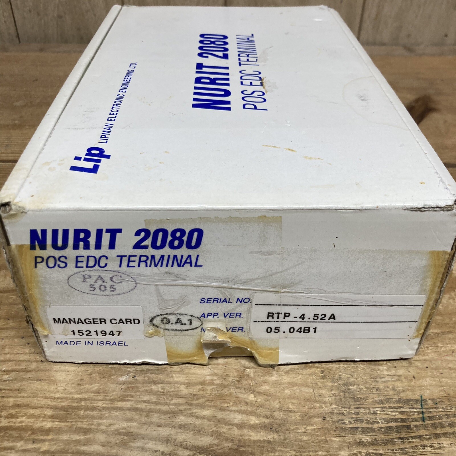 Lipman Electronic Nurit 2080 POS Terminal