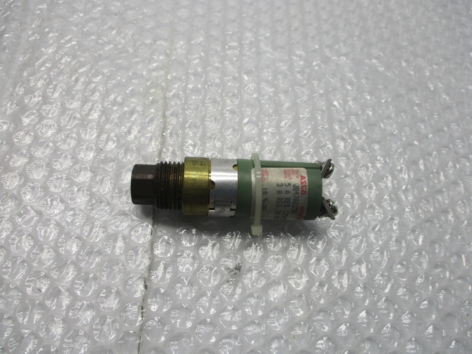 ASCO JB47A215A PRESSURE SWITCH NSNP