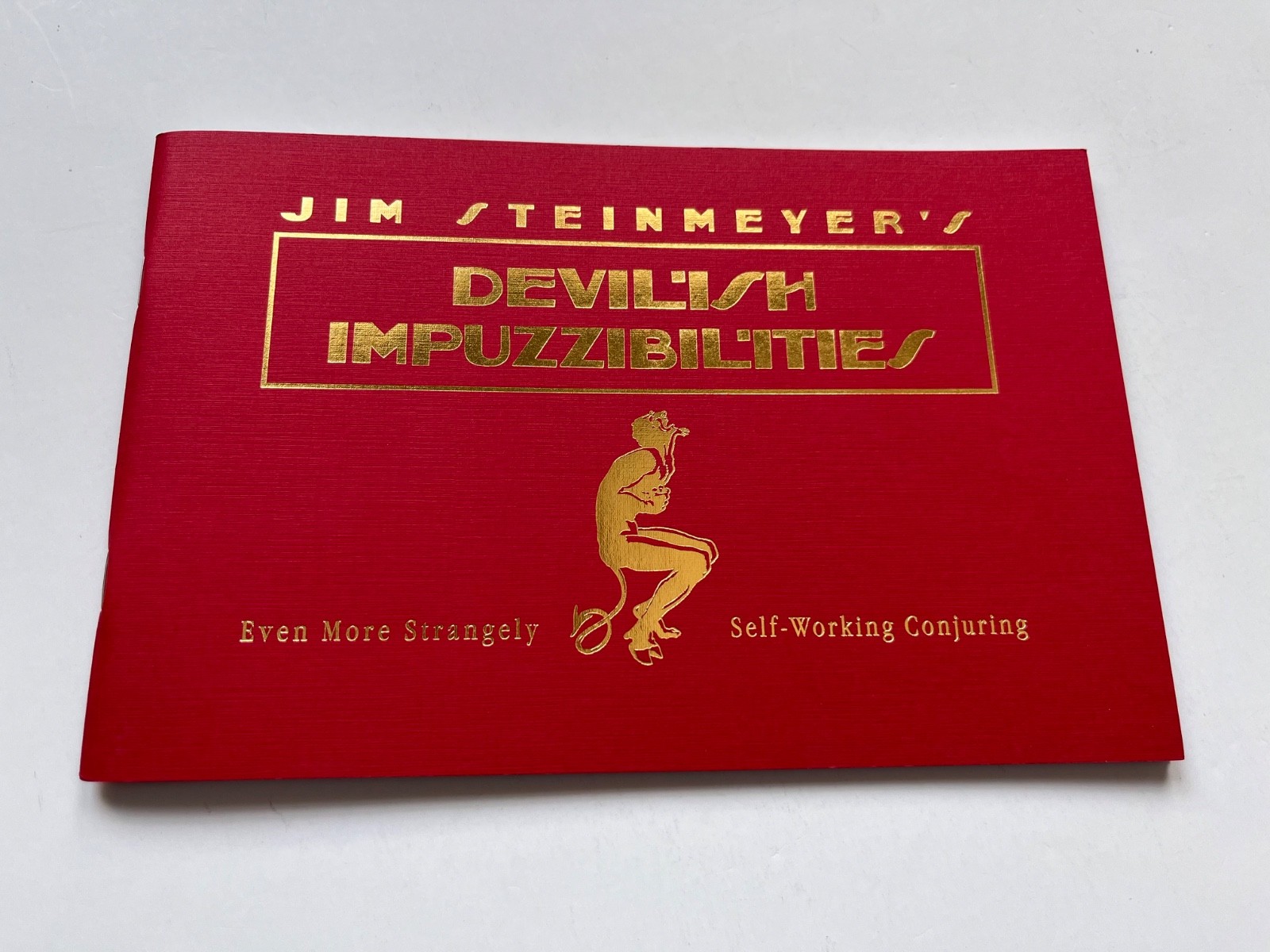 3 Magic Trick Books TREACHEROUS DEVILISH ENSUING IMPUZZIBILITIES Jim Steinmeyer