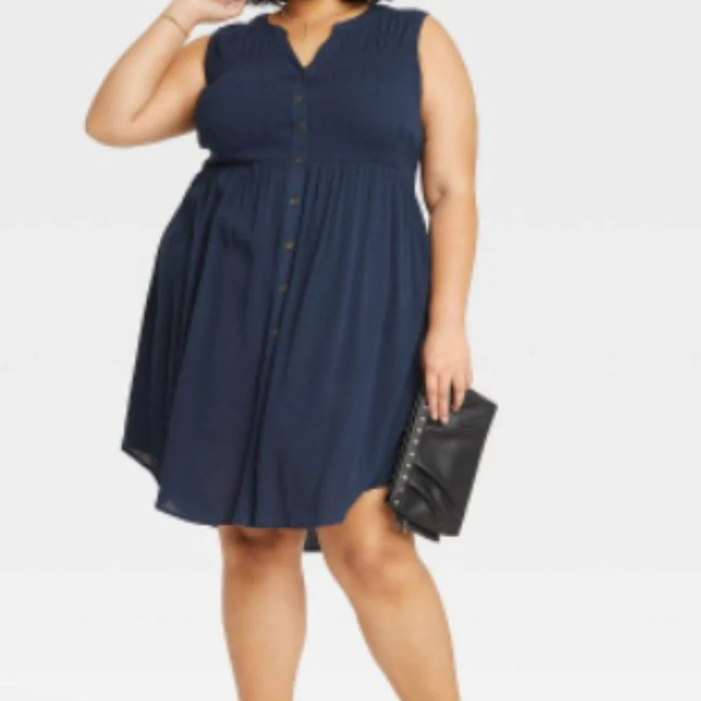 COPY - Women's Sleeveless Smocked Button-Down Dress - Knox Rose,
