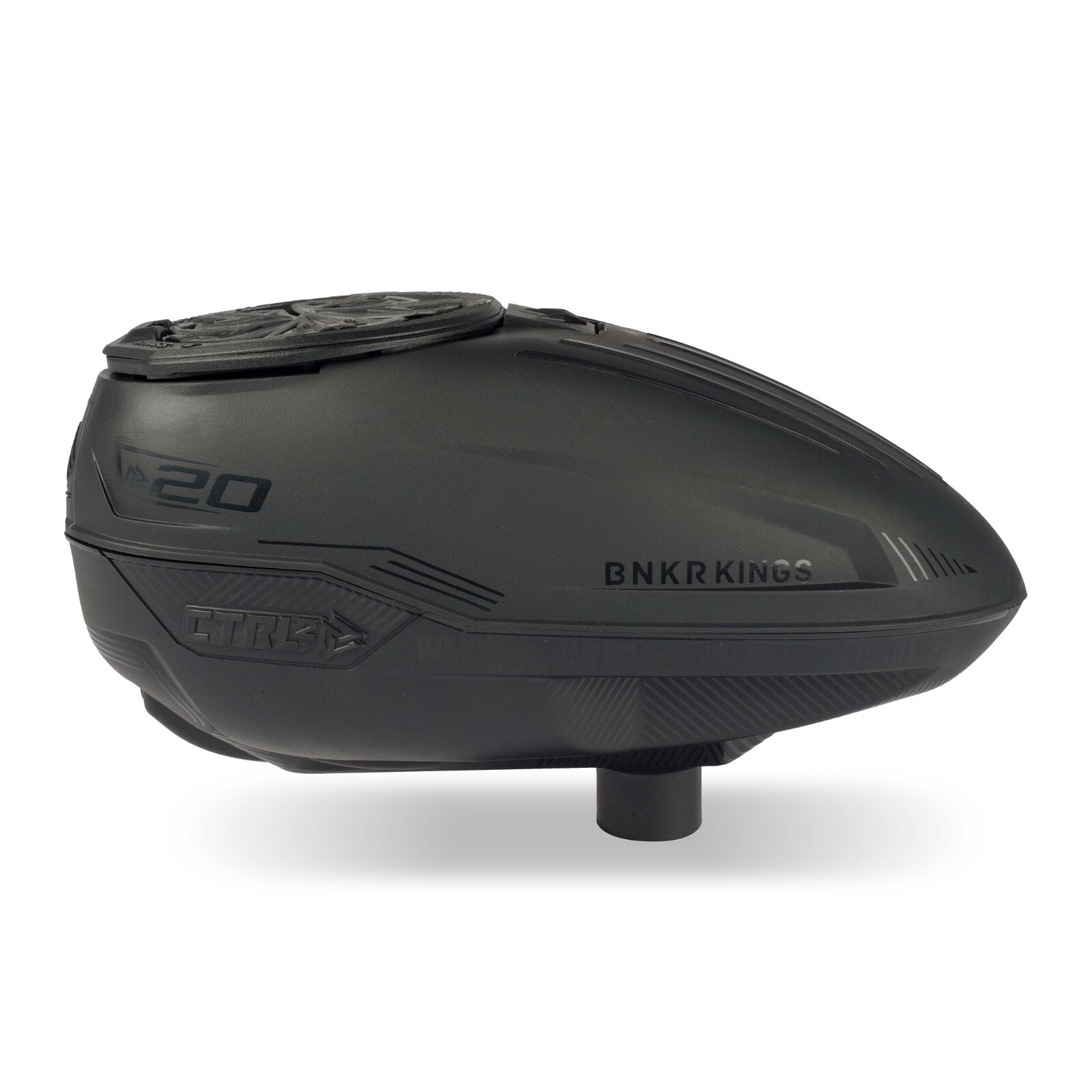 Bunkerkings CTRL2 Paintball Hopper / Loader - Black