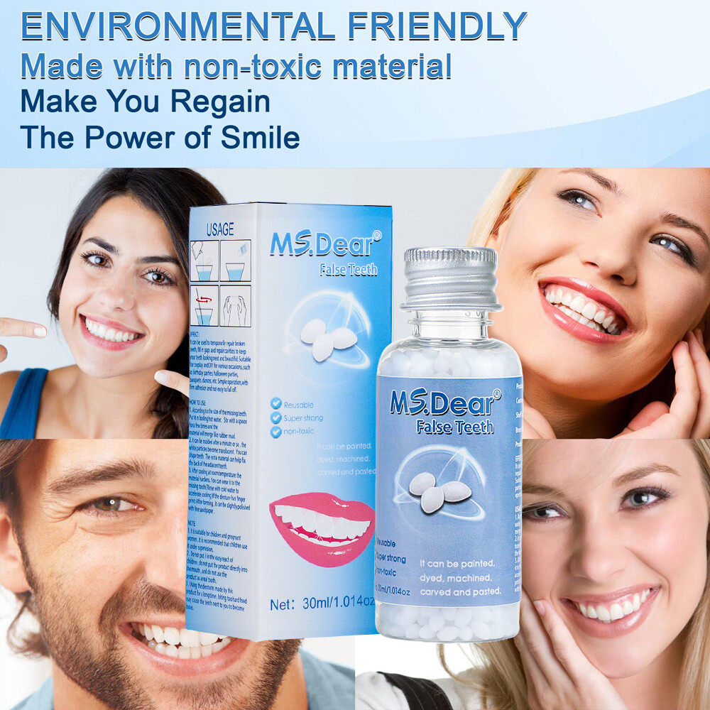 Tooth Repair Kit - Temporary Teeth Replacement Kit for Missing & Broken Teeth US